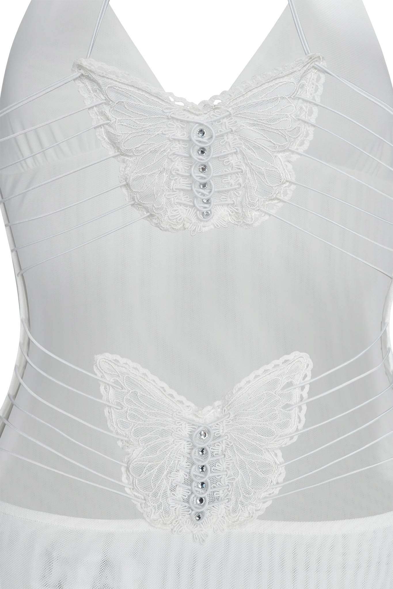 Robe avec dos papillon