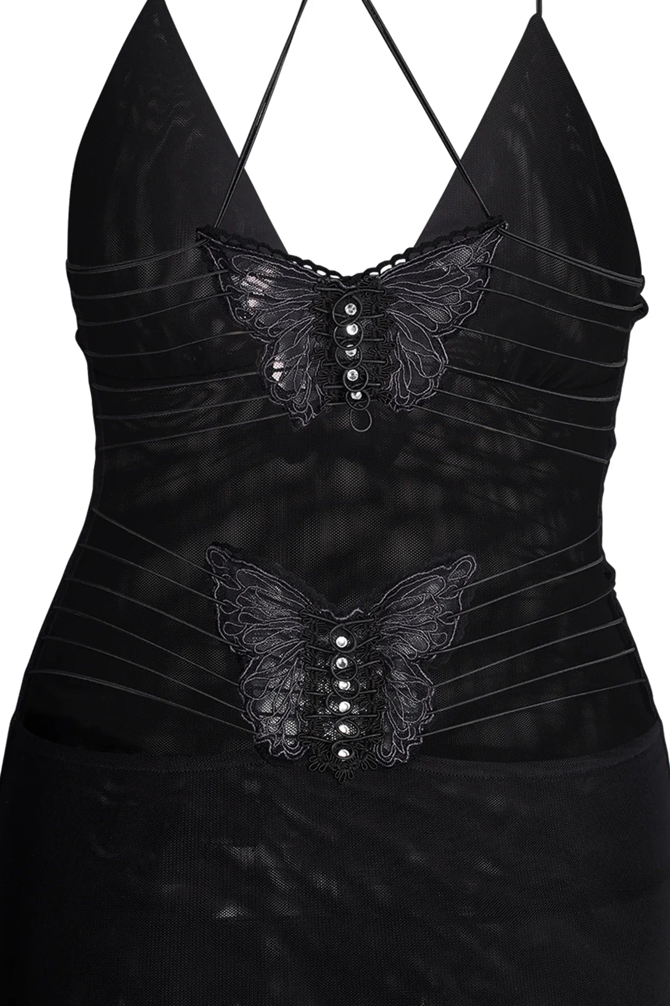 Robe avec dos papillon