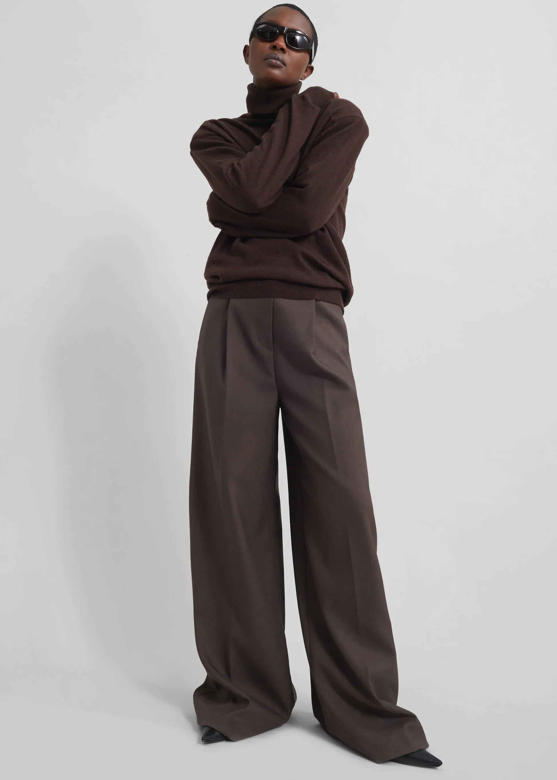 Pantalon large classique