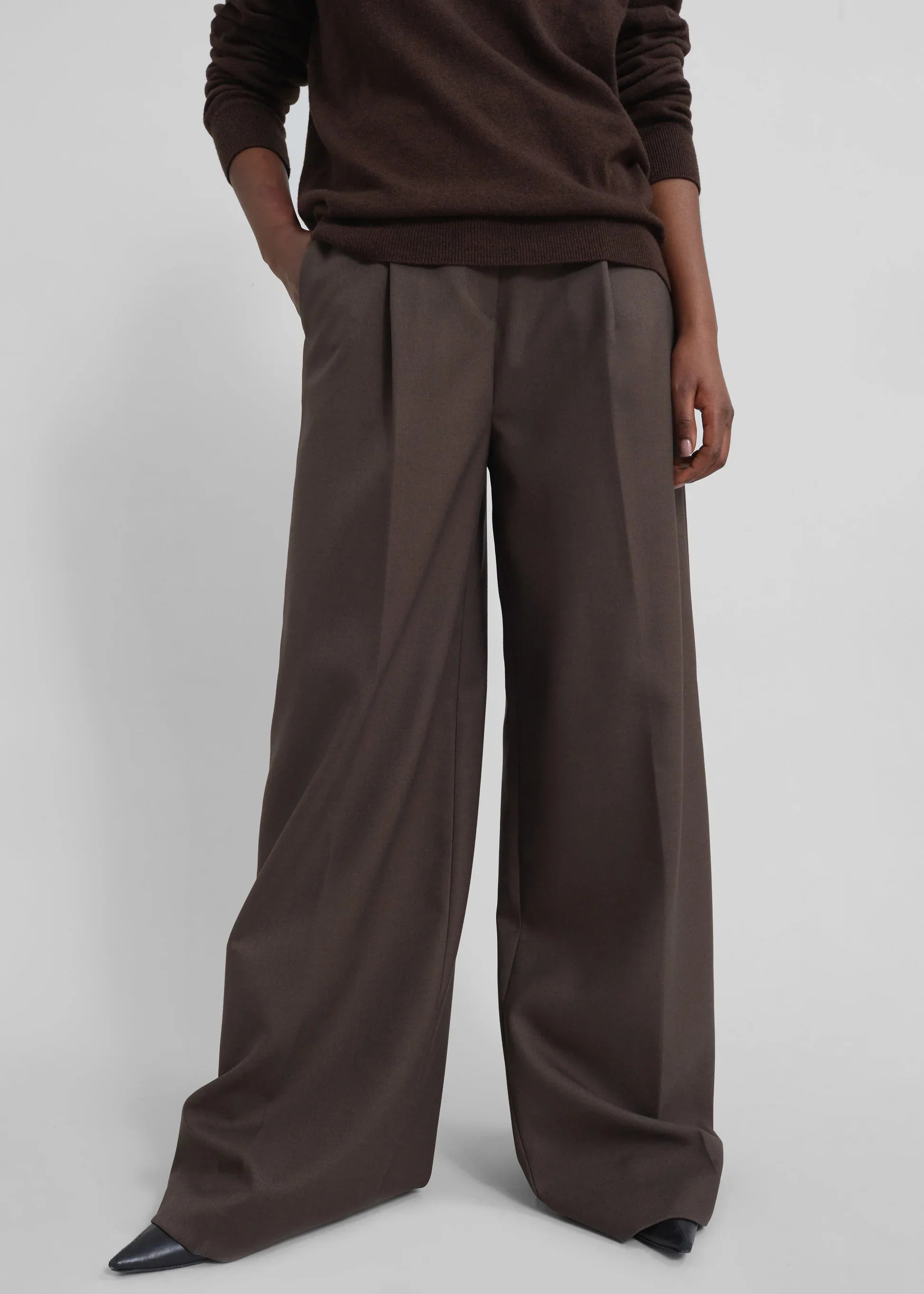 Pantalon large classique