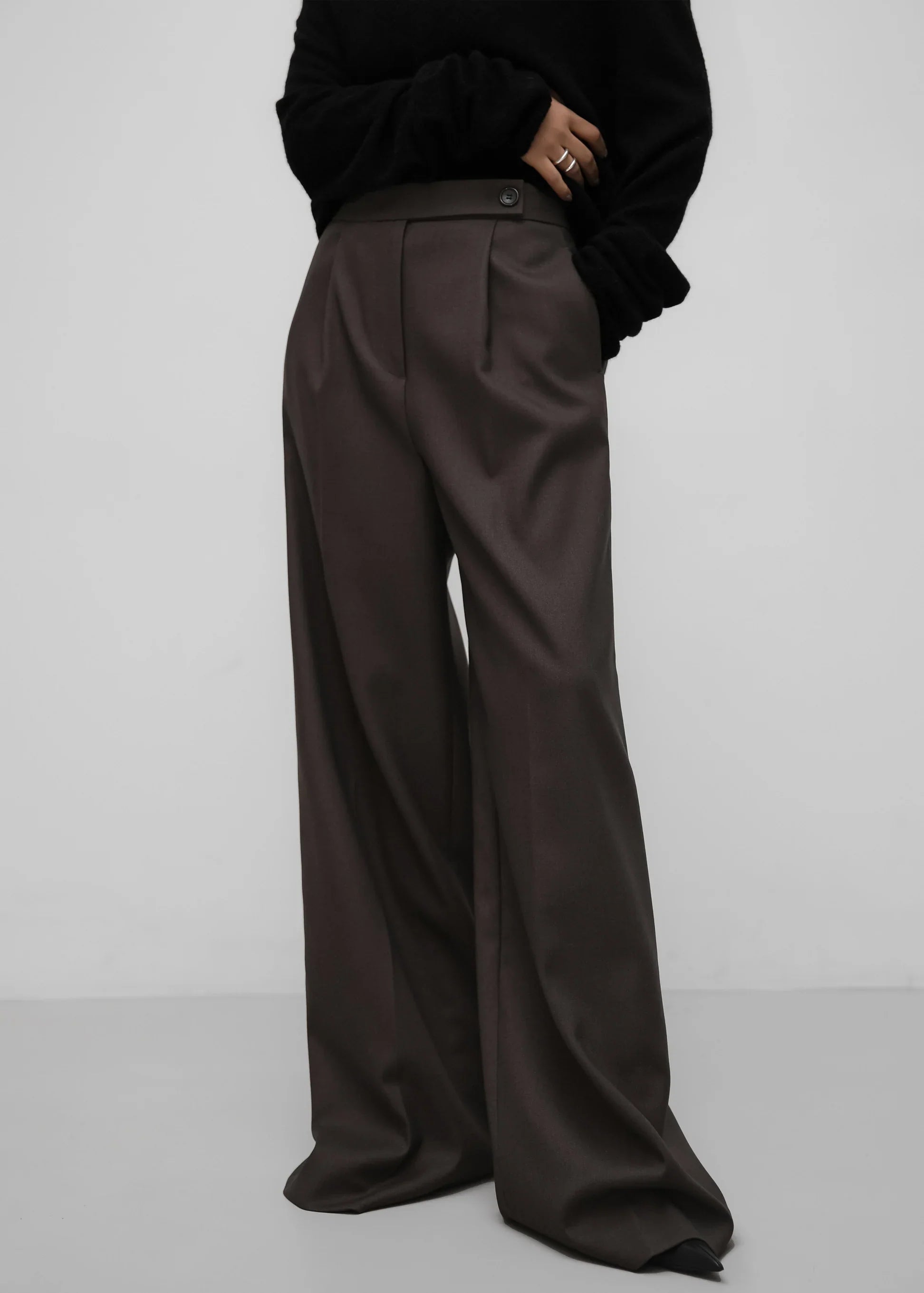Pantalon large classique