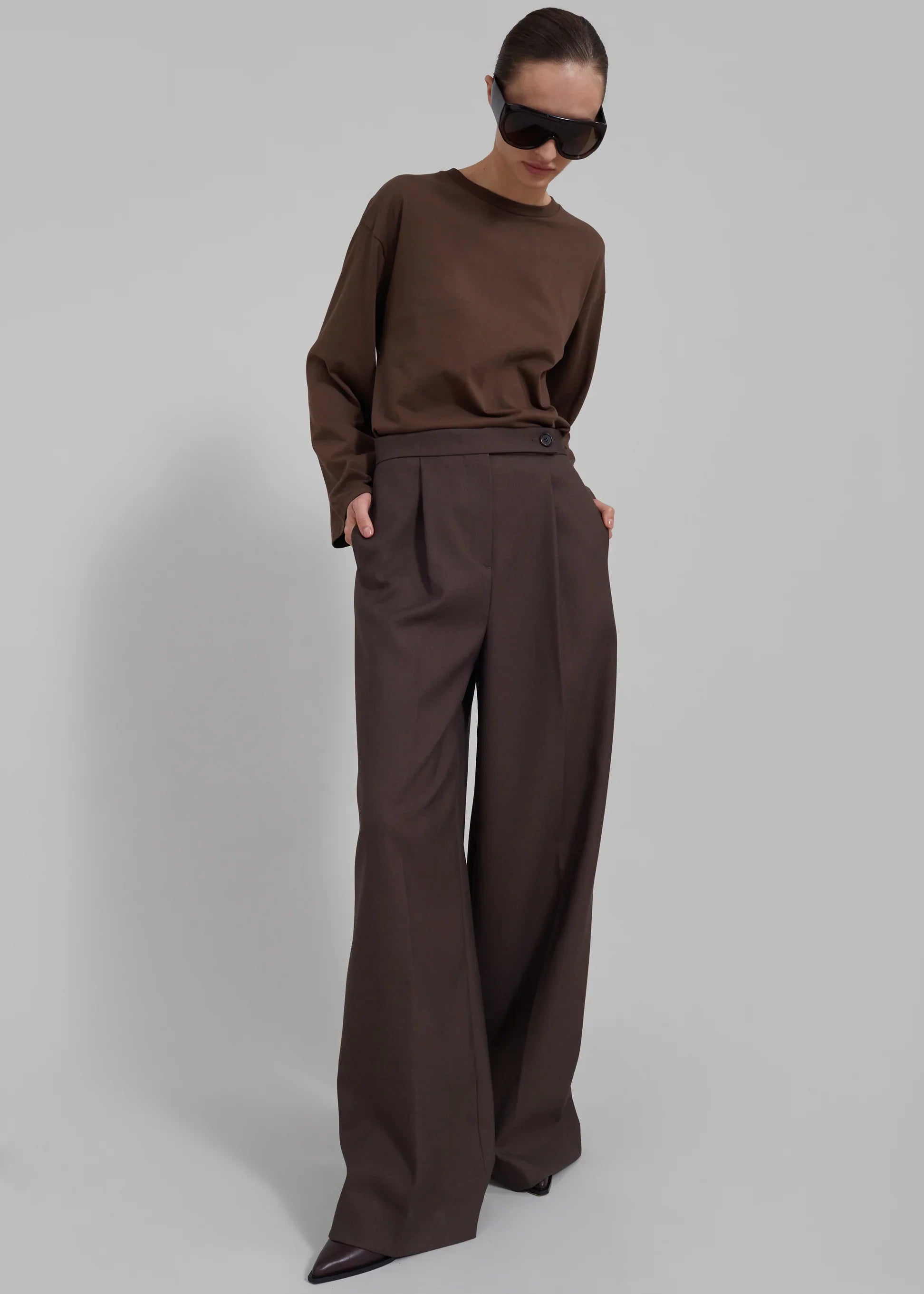 Pantalon large classique