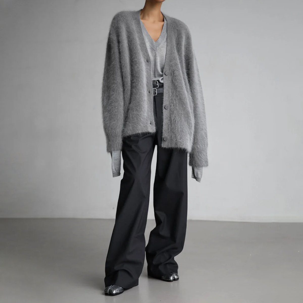 Cardigan ample en cachemire pour femme