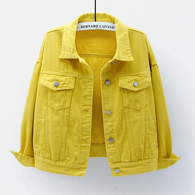 Veste en jean classique pour femme dans de nombreuses couleurs