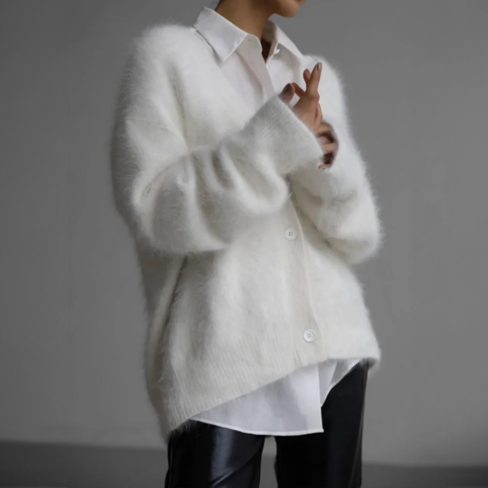 Cardigan ample en cachemire pour femme
