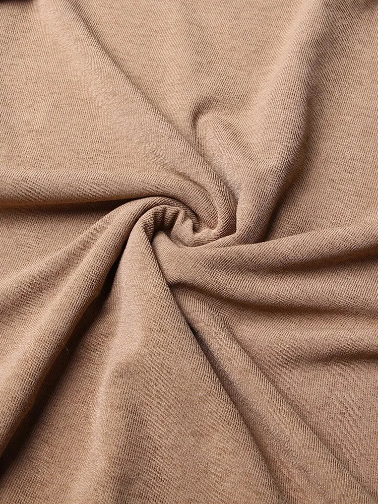 Robes à paillettes fendues en tricot croisé
