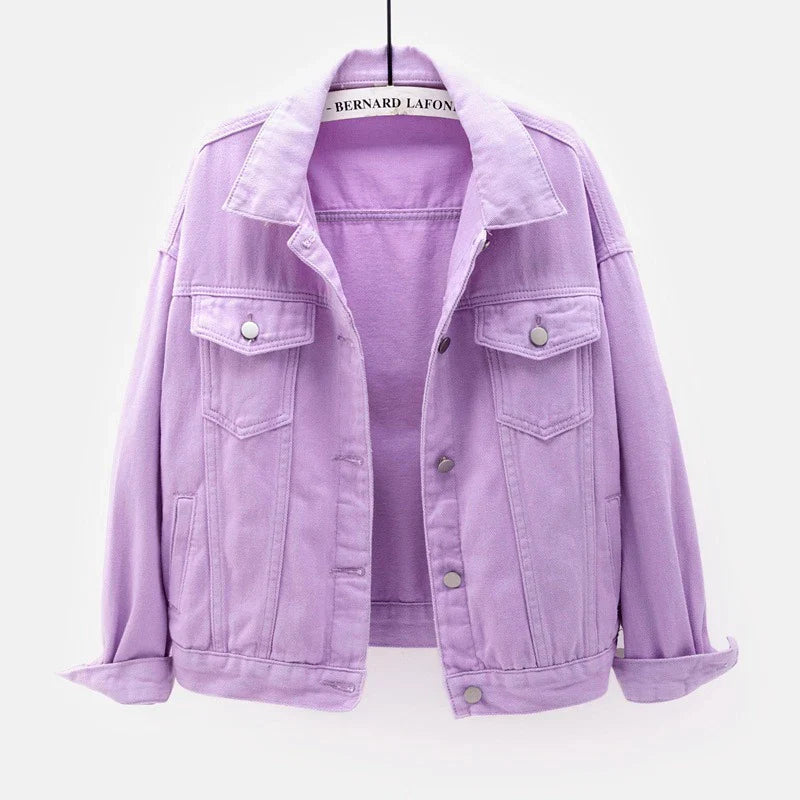 Veste en jean classique pour femme dans de nombreuses couleurs