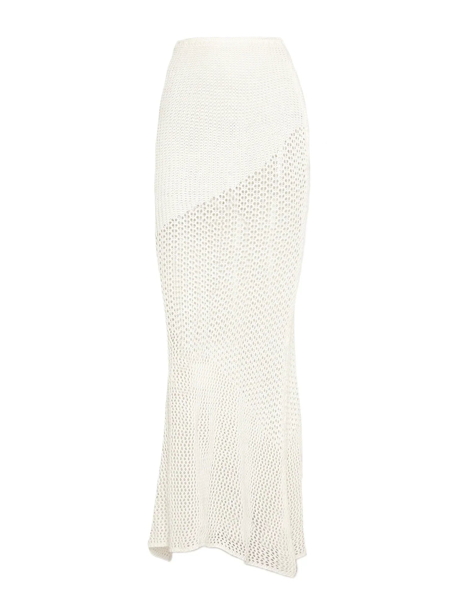 Ensemble d'été tricoté avec haut et jupe