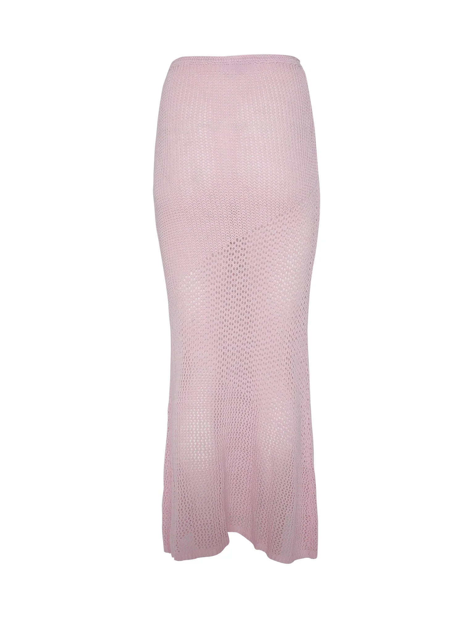 Ensemble d'été tricoté avec haut et jupe