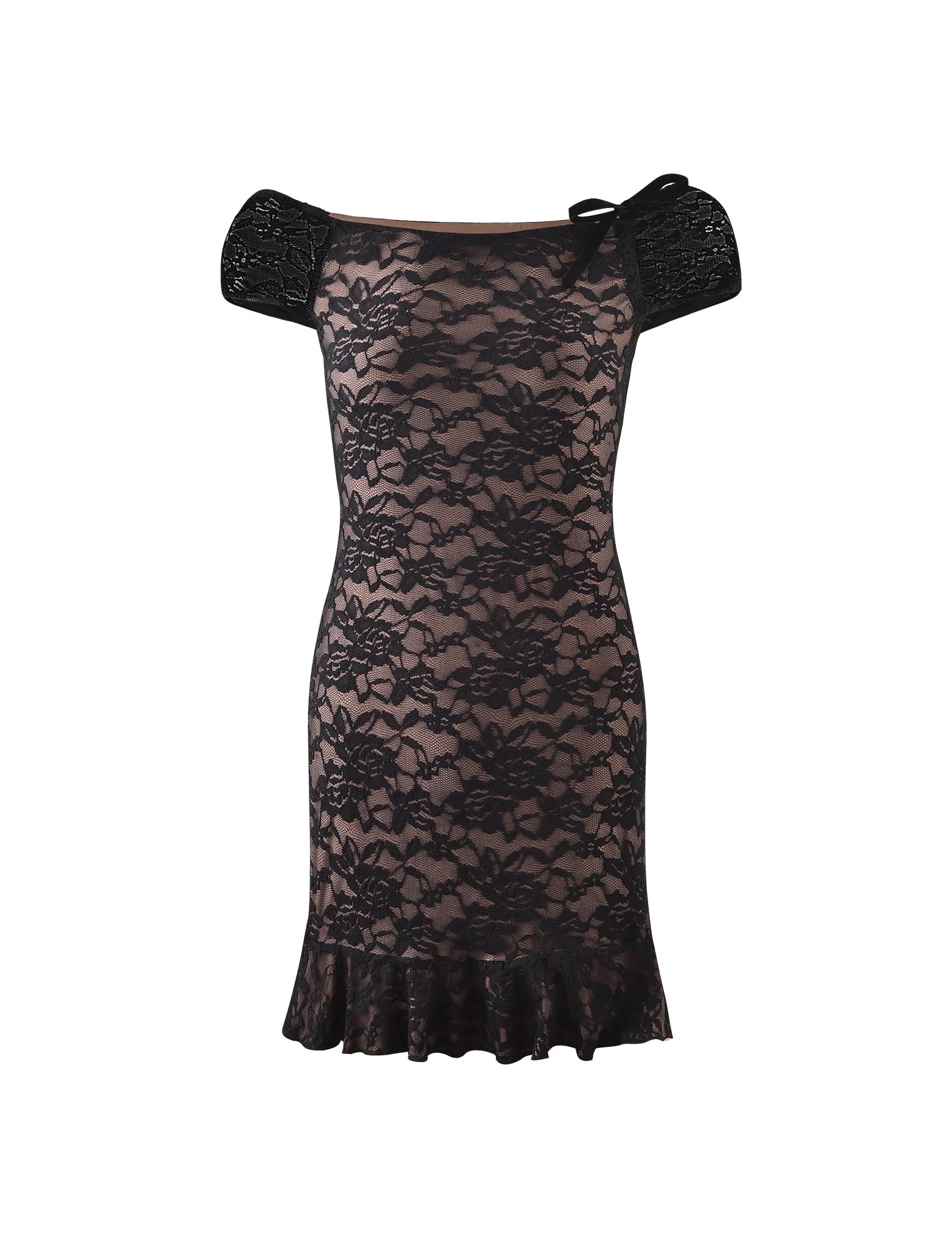 Mini-robe noire vintage