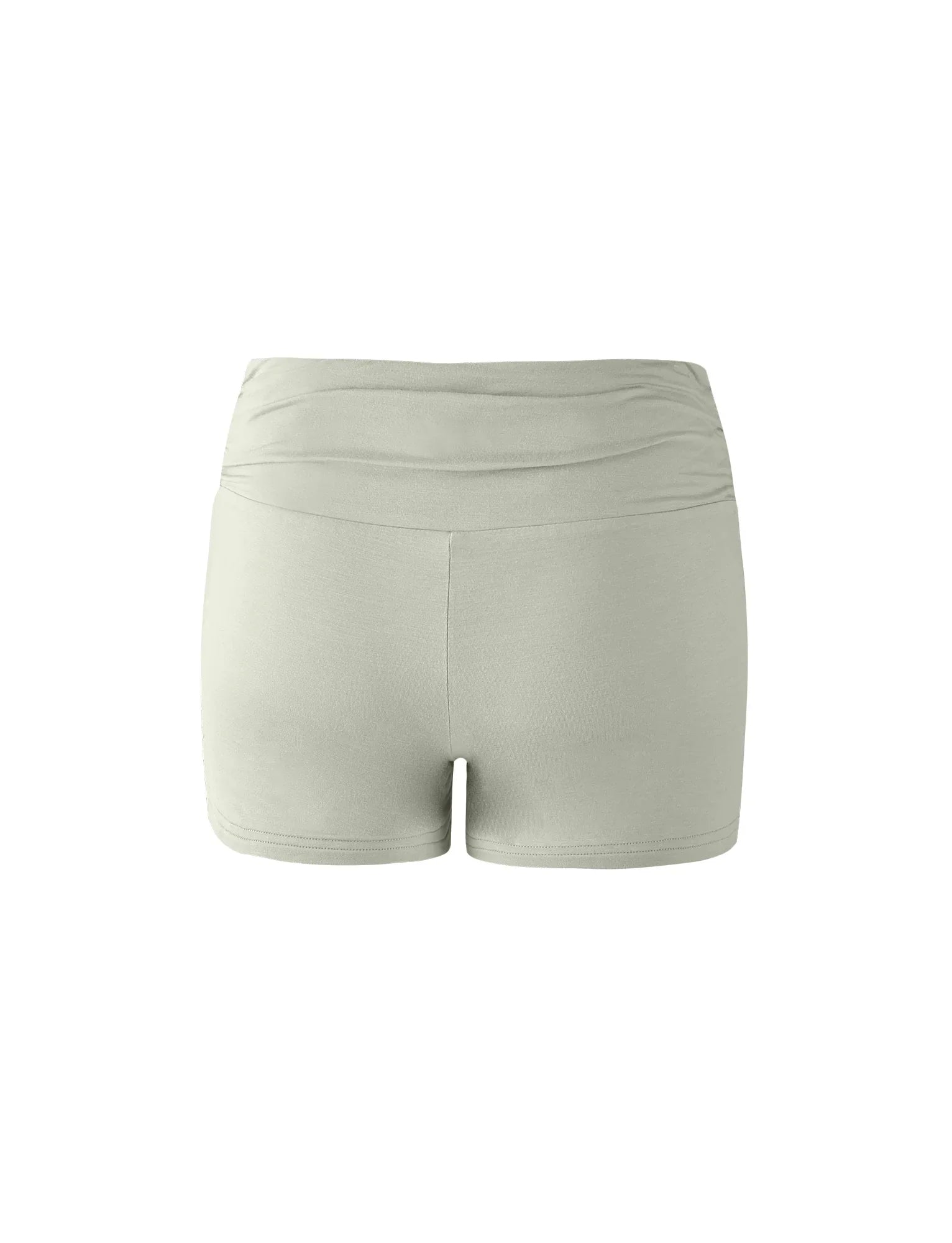 Top vert torsadé texturé avec short