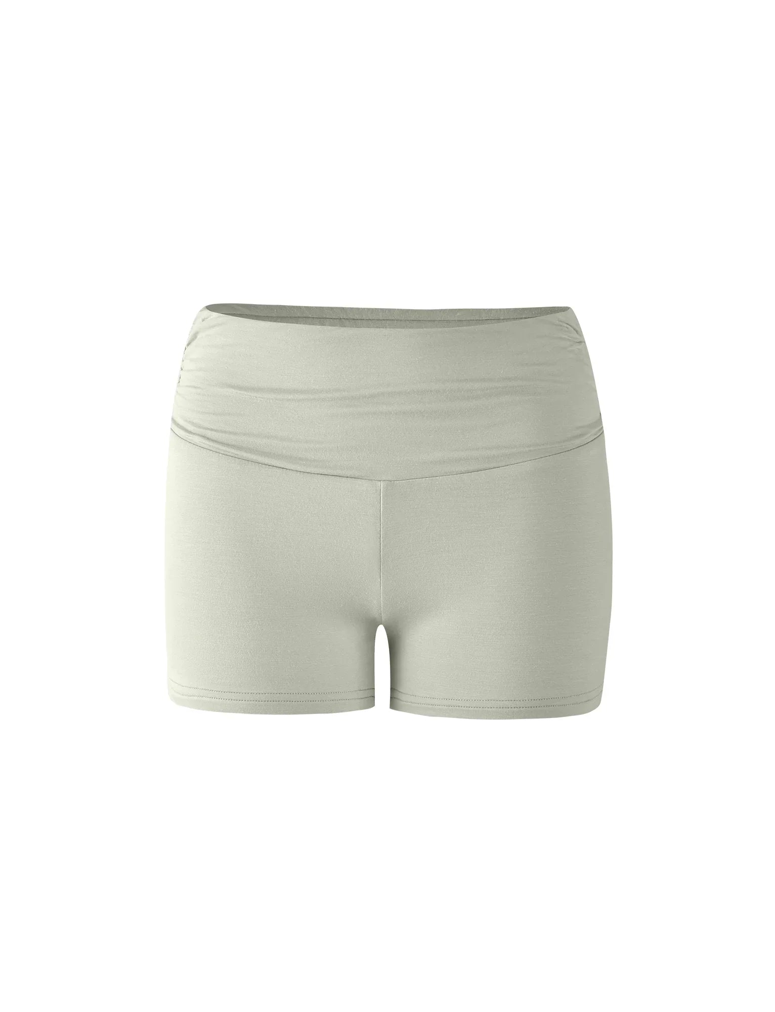 Top vert torsadé texturé avec short