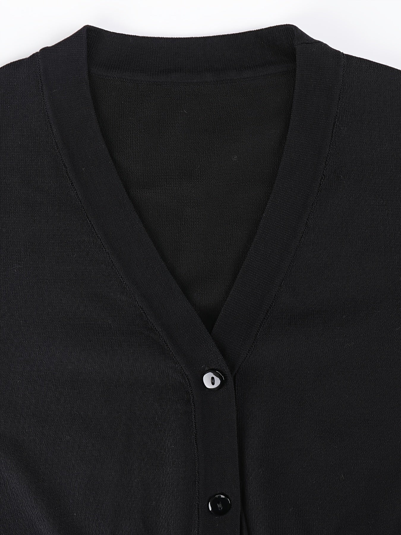 Cardigan boléro avec fermeture boutonnée
