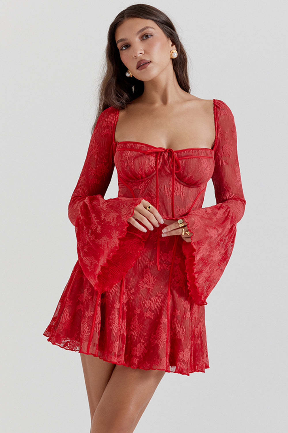 Robe corset Kanten
