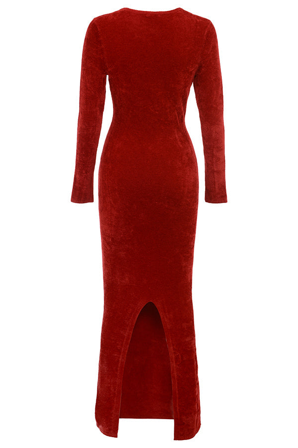 Jolie robe de Scarlett chenille