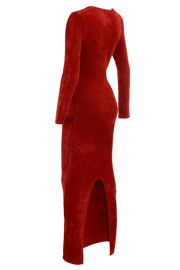 Jolie robe de Scarlett chenille