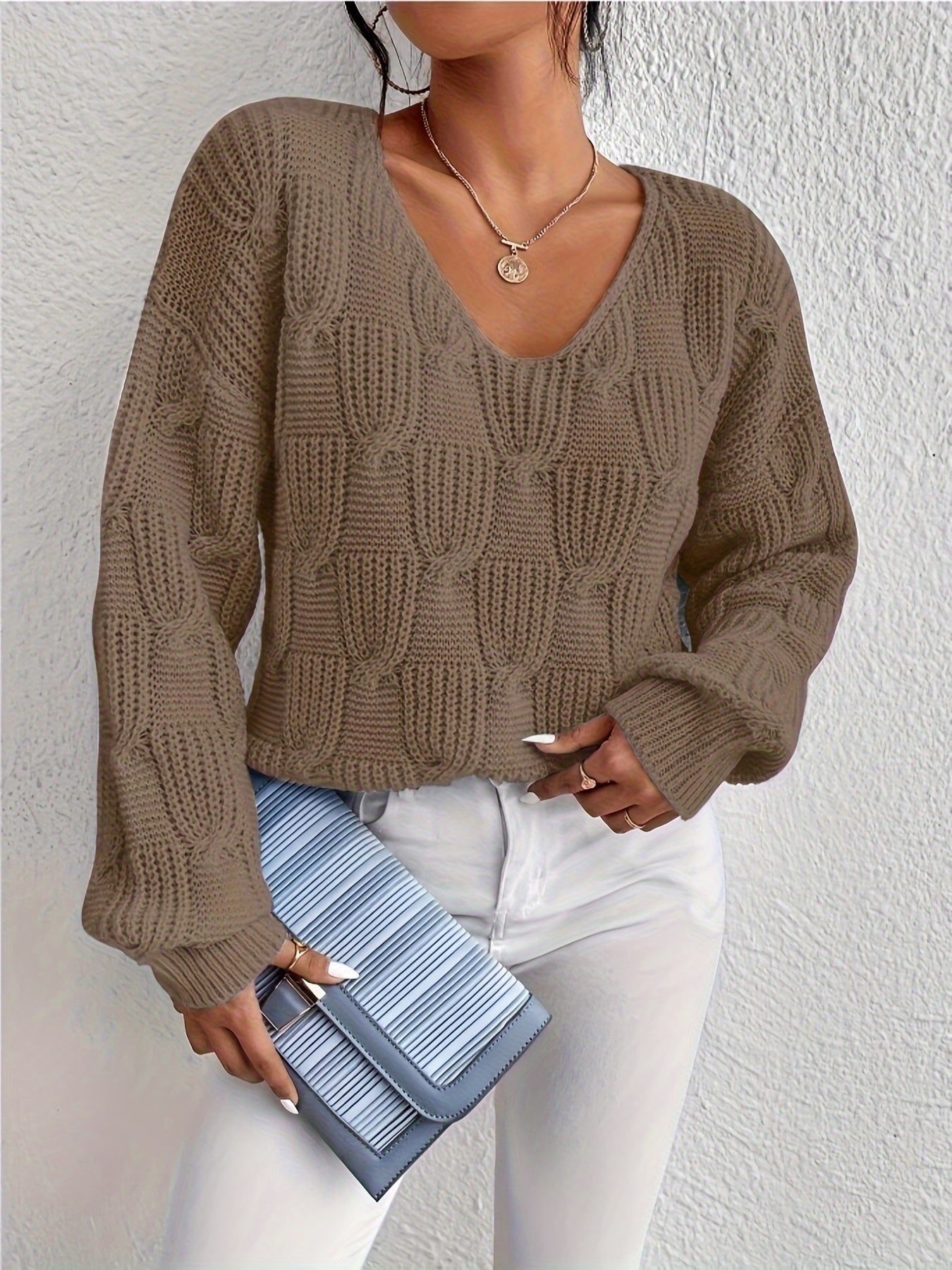 Pull à col-V