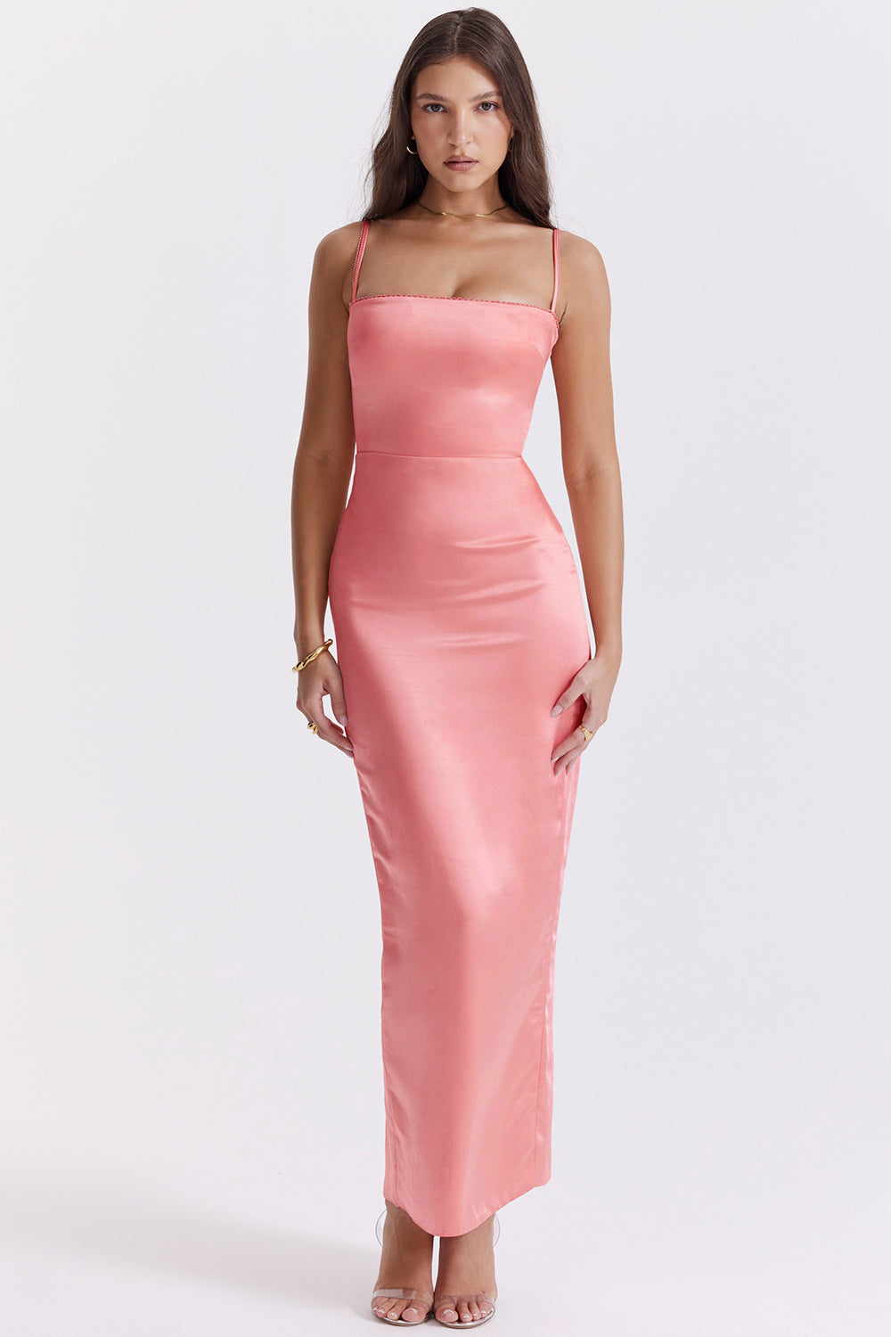 Robe longue couleur cràme vintage