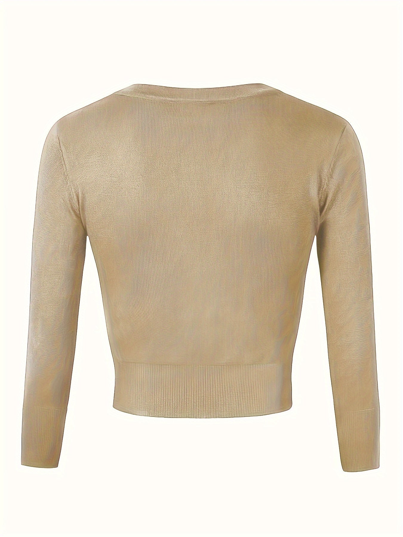 Cardigan boléro avec fermeture boutonnée
