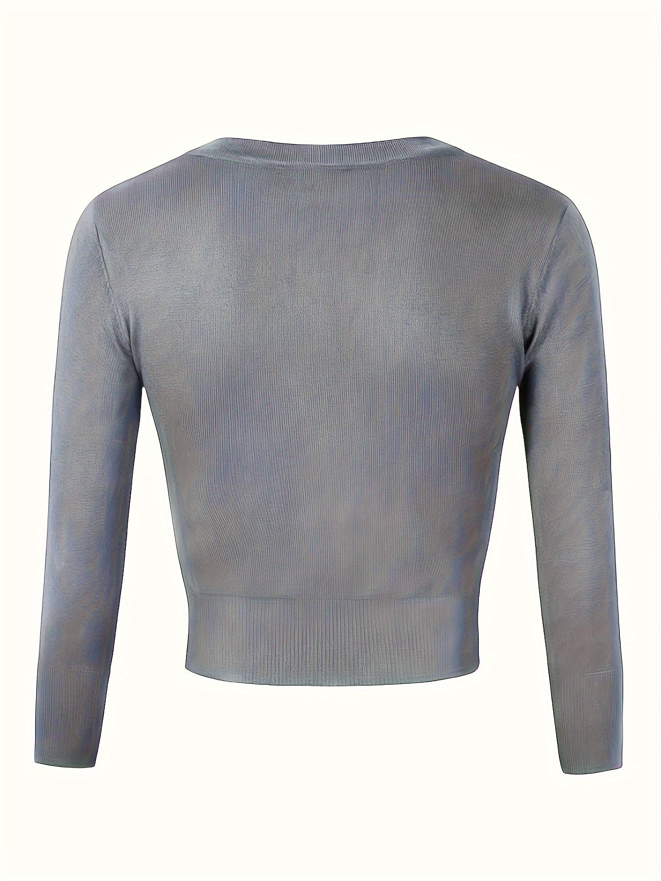 Cardigan boléro avec fermeture boutonnée