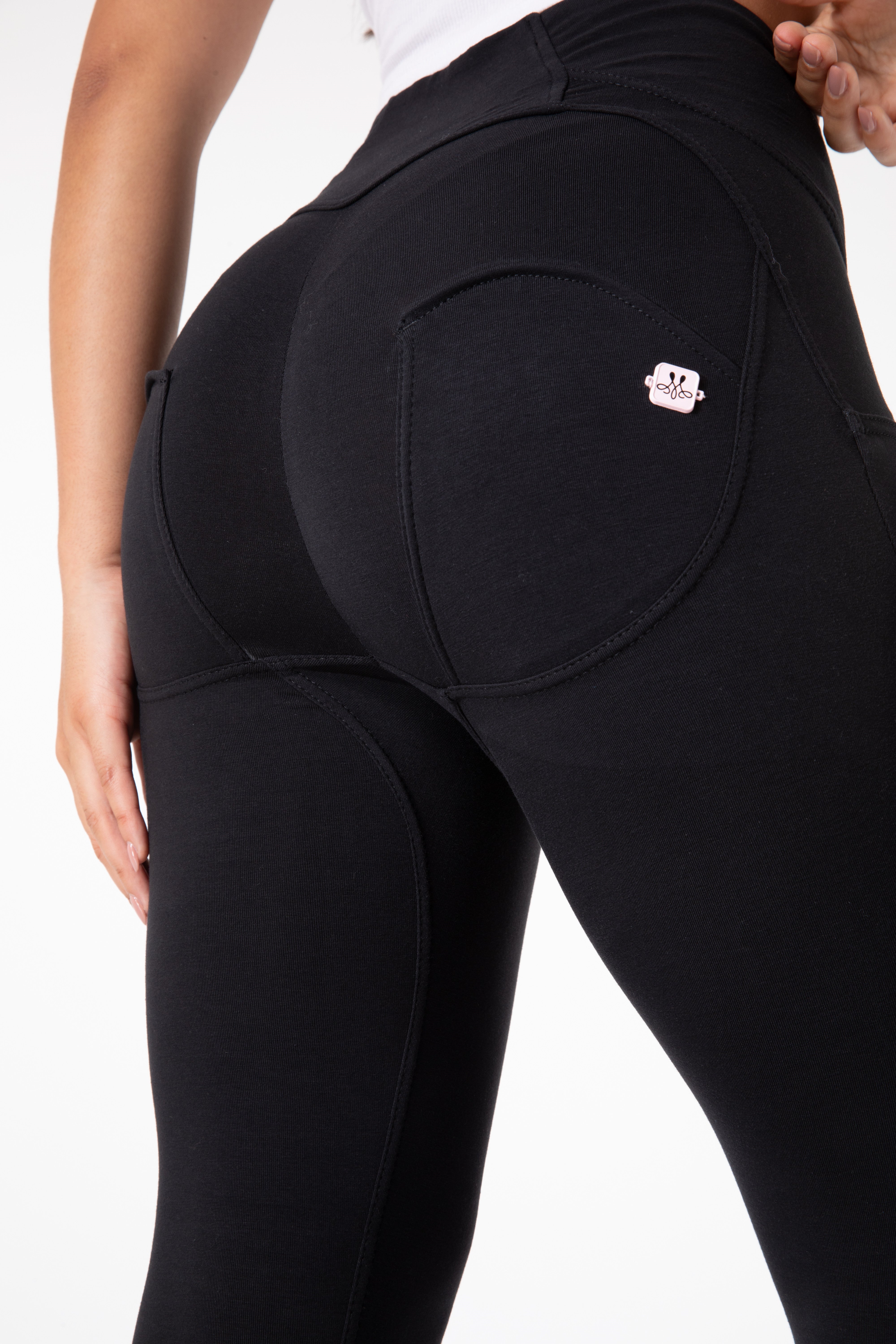 Legging noir moulant à taille haute