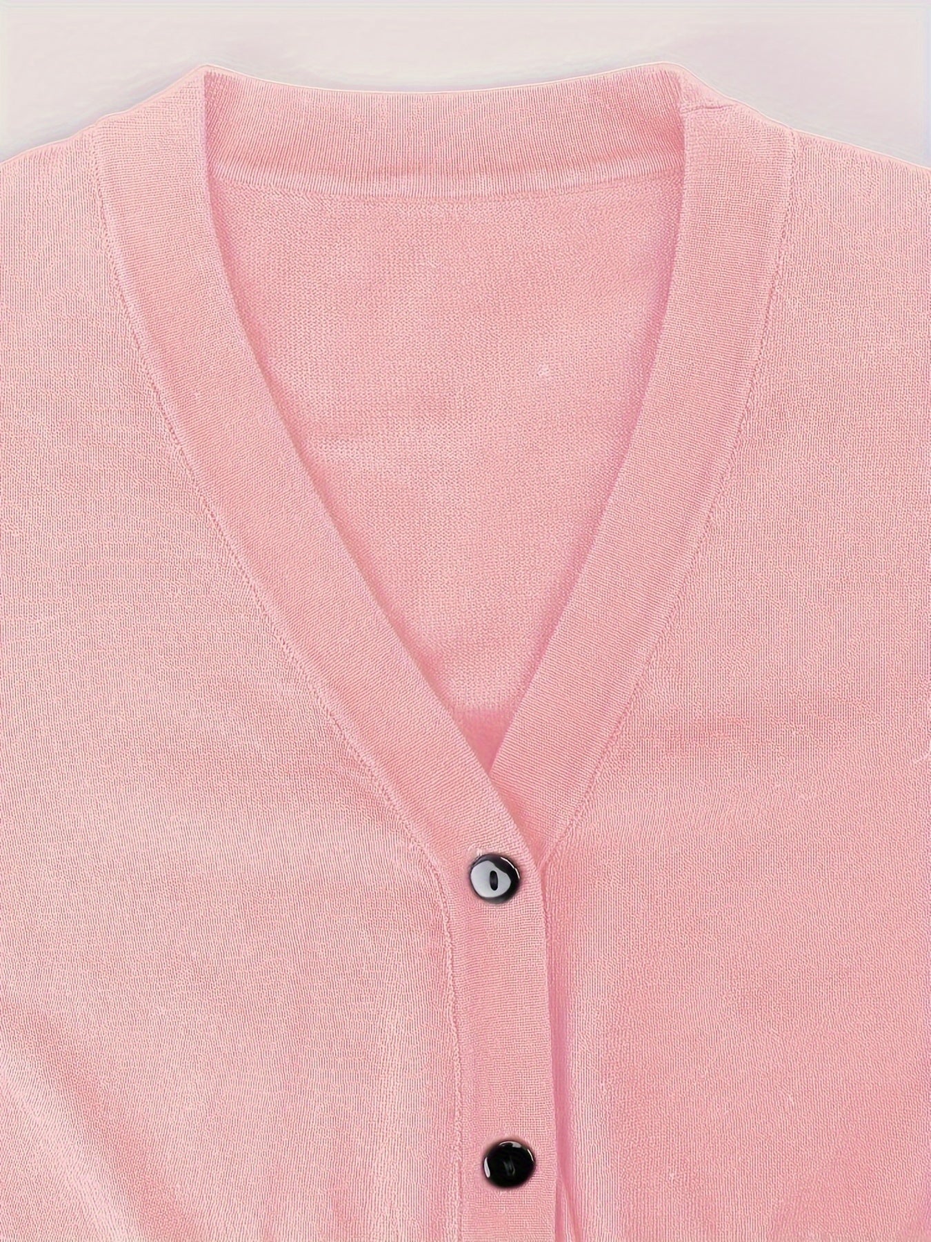 Cardigan boléro avec fermeture boutonnée