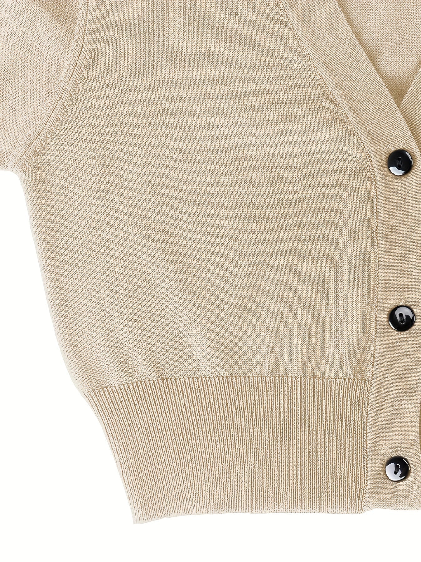 Cardigan boléro avec fermeture boutonnée