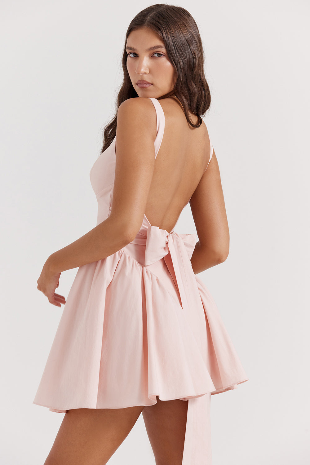 Mini-robe avec nàud