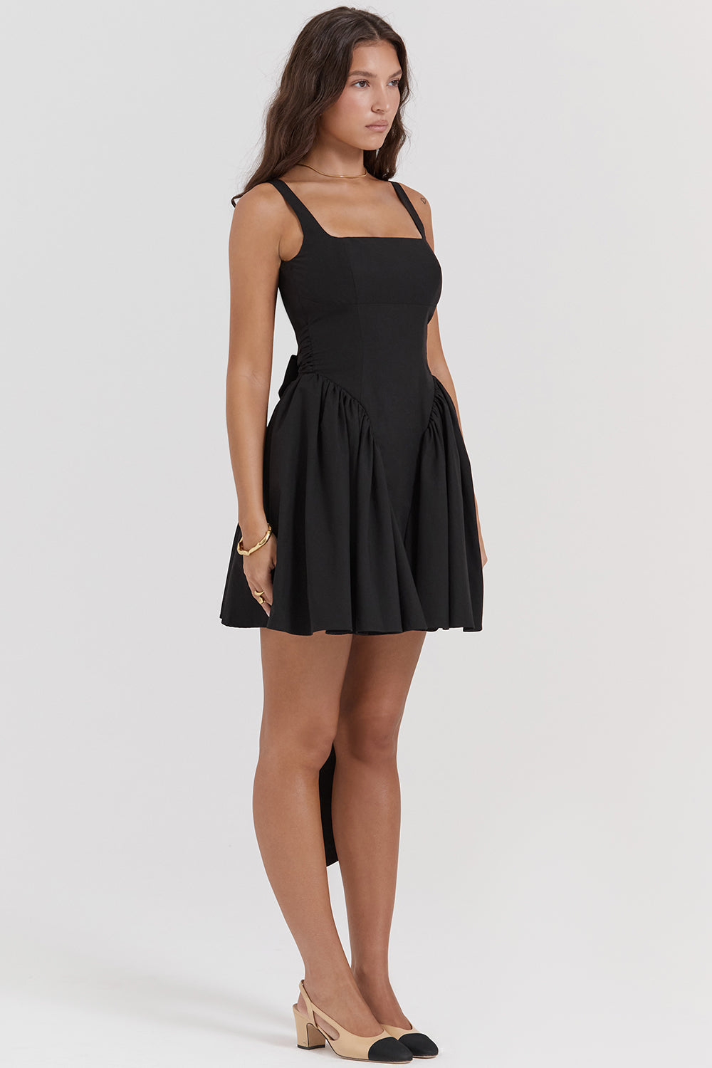 Mini-robe avec nàud