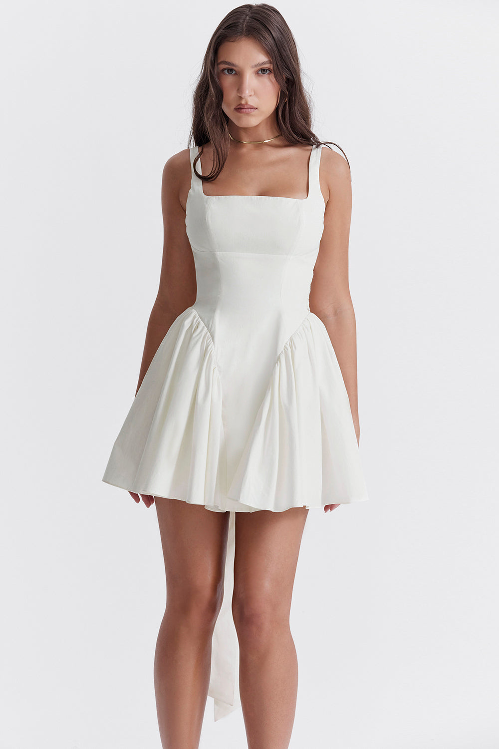 Mini-robe avec nàud