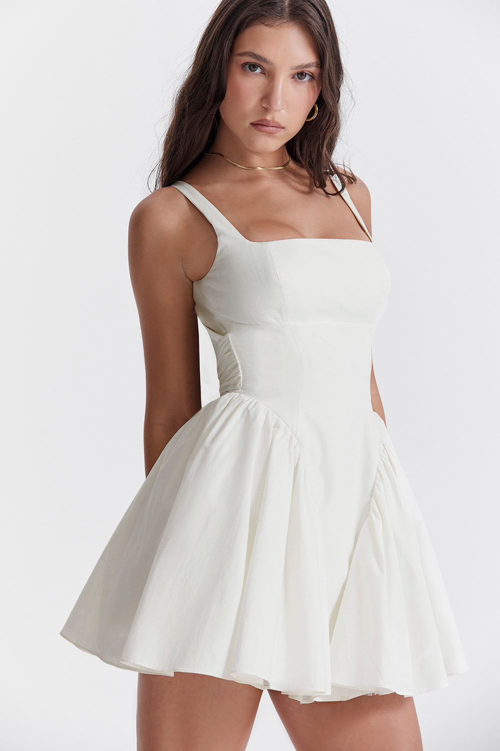 Mini-robe avec nàud