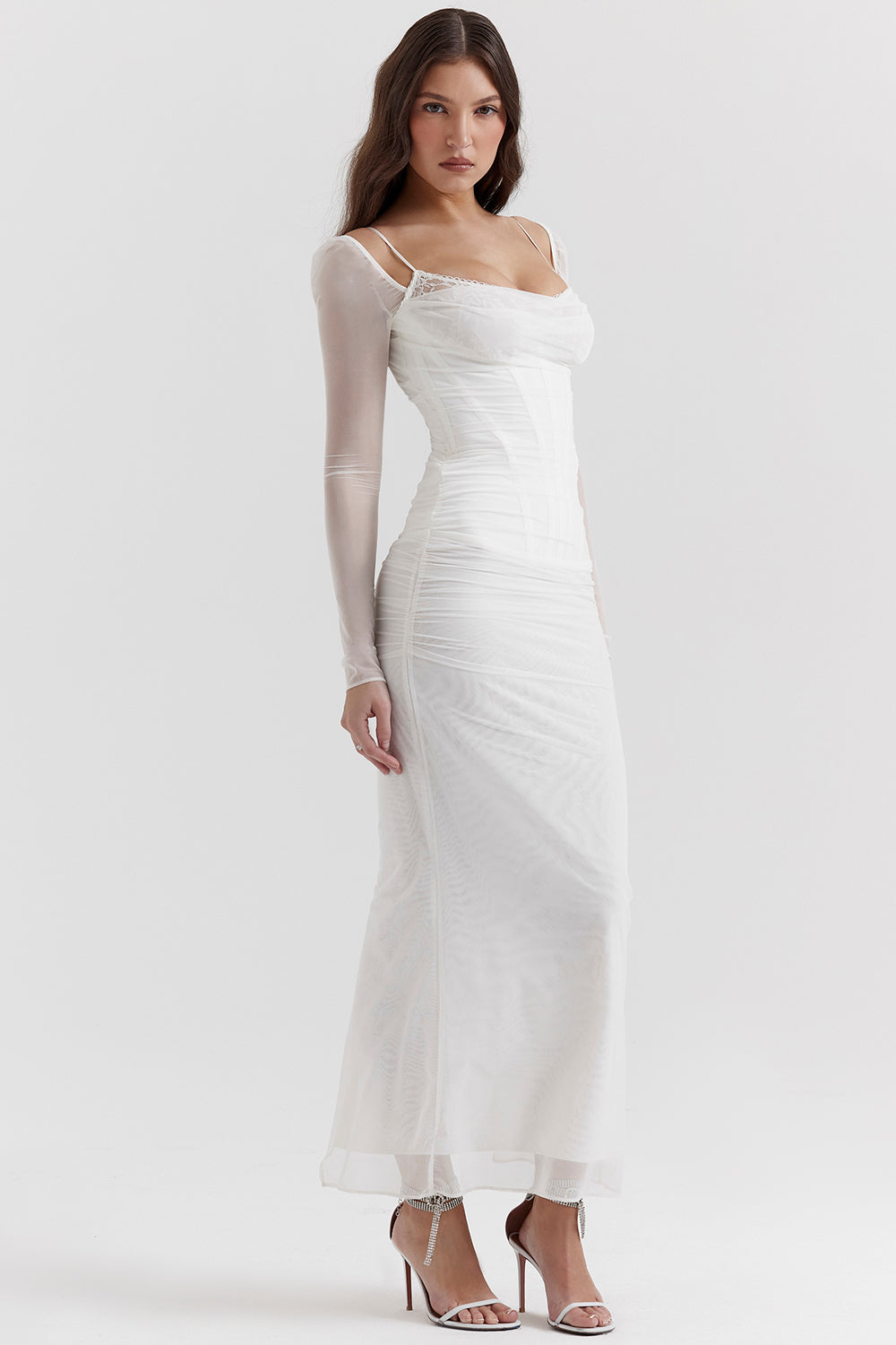 Robe longue fumée