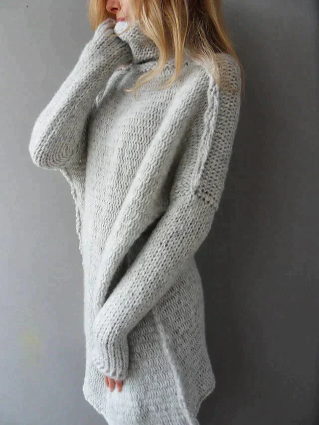 Pull gris en oversize