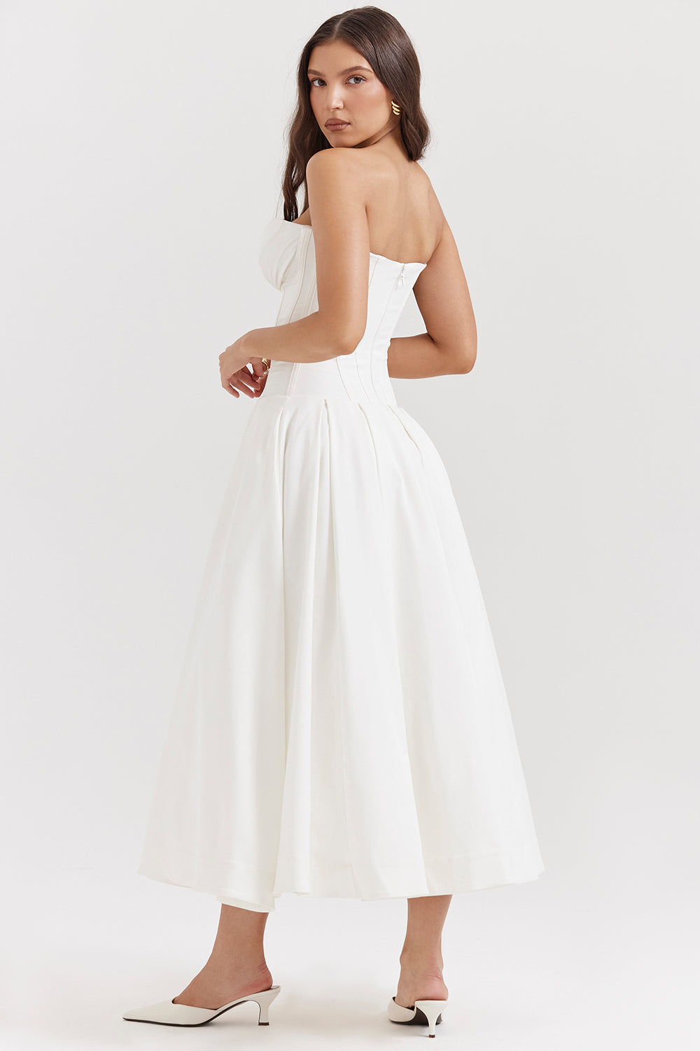 Jupe midi bustier