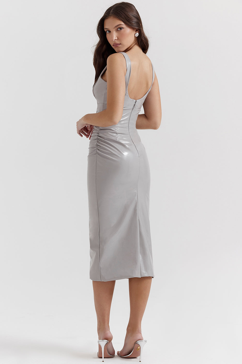 Robe midi en vinyle de Violet Ice