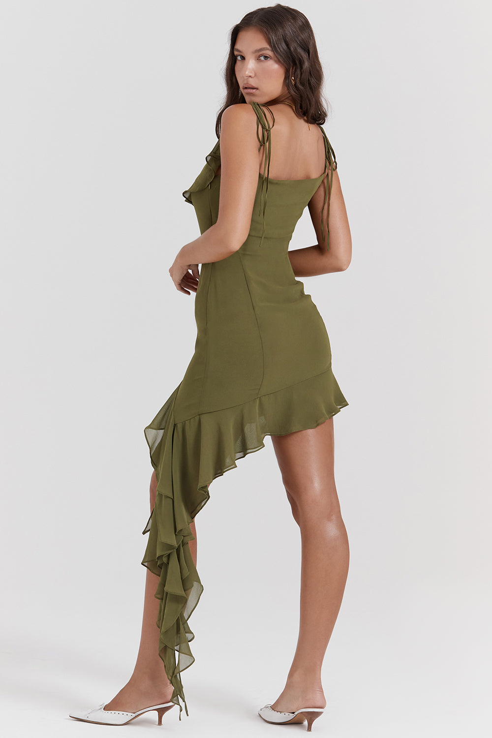 Mini-robe à volants
