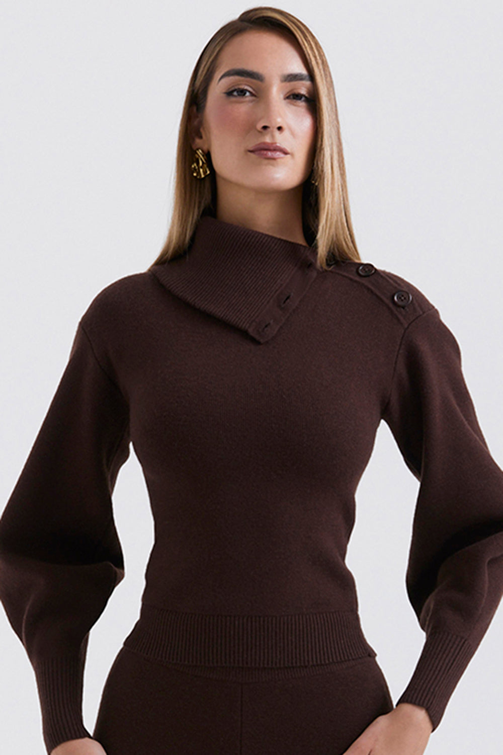 Pull en cachemire mélangé avec pantalon