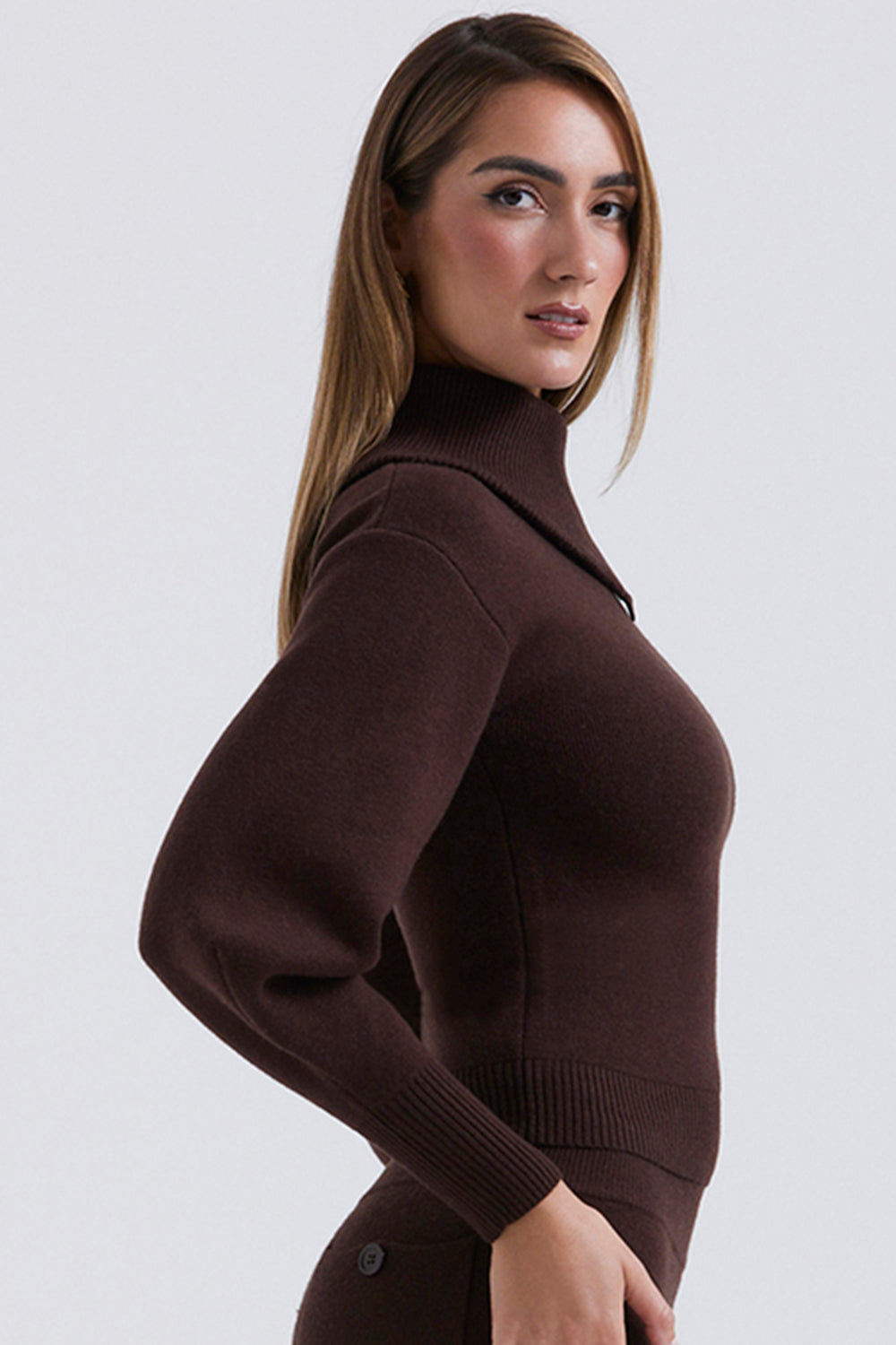 Pull en cachemire mélangé avec pantalon