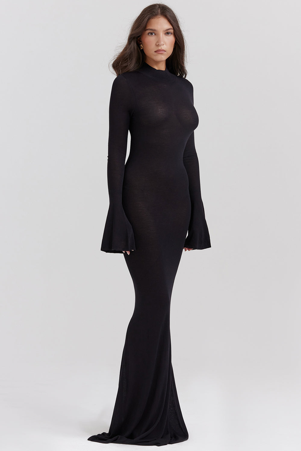 Robe longue métallisée Steel