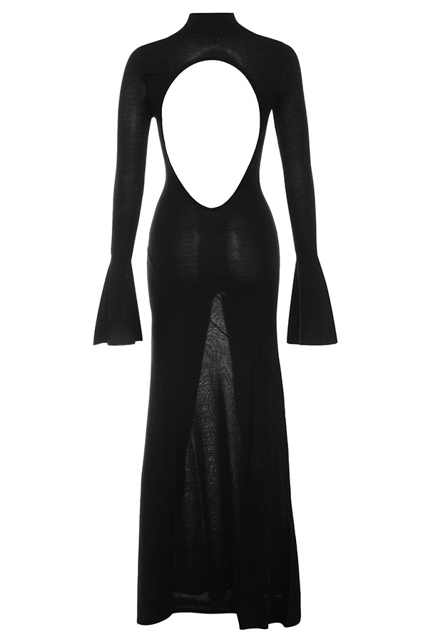 Robe longue métallisée Steel