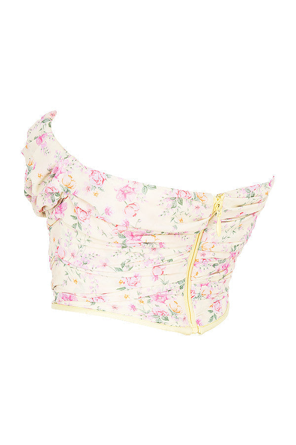 Corset à fleurs de citronnier