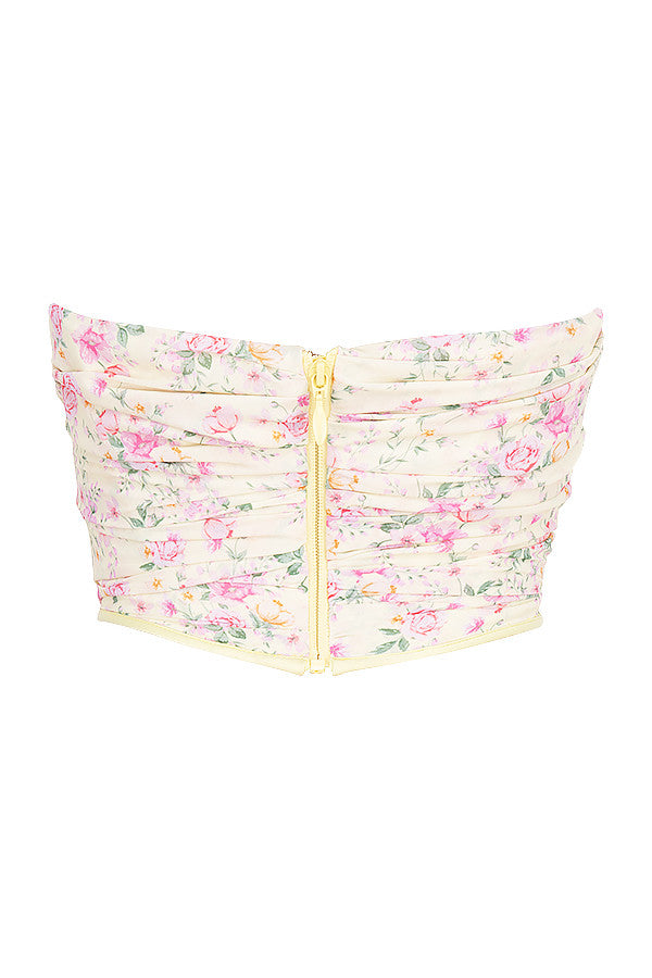 Corset à fleurs de citronnier
