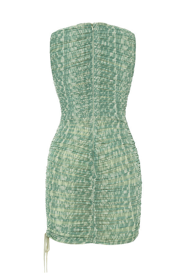 Mini-robe en maille Ivy à volants