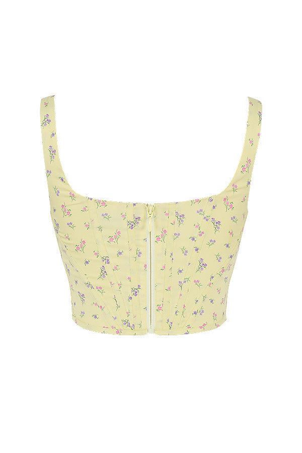 Corset à fleurs de citronnier