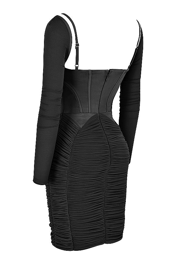Robe corset plissée