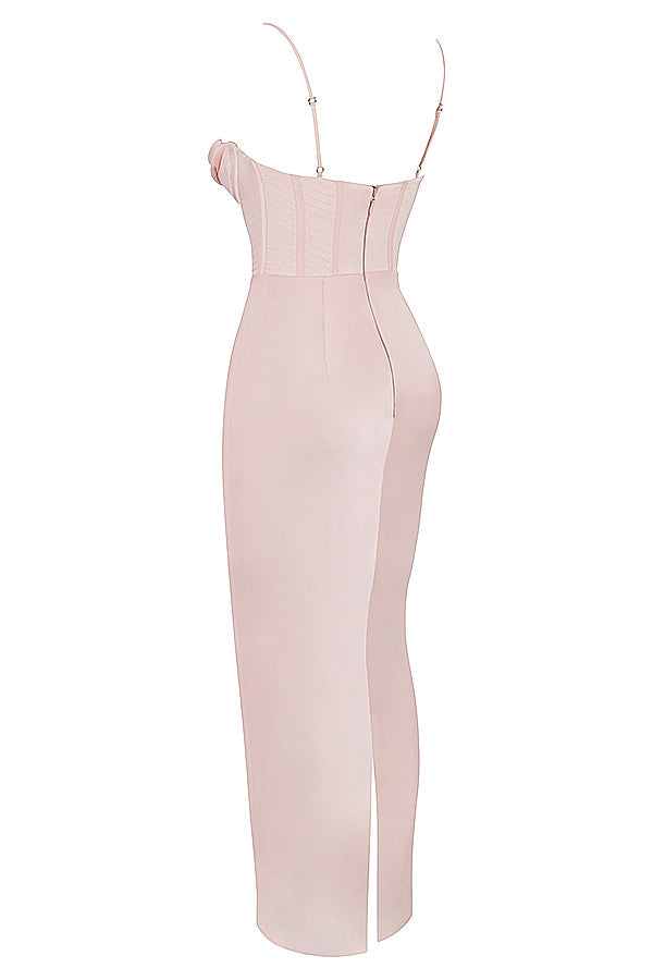 Robe longue corset élégante