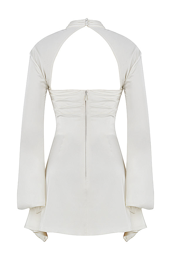 Robe corset drapée