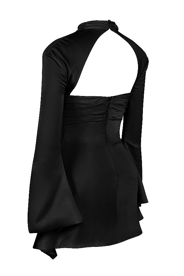 Robe corset drapée