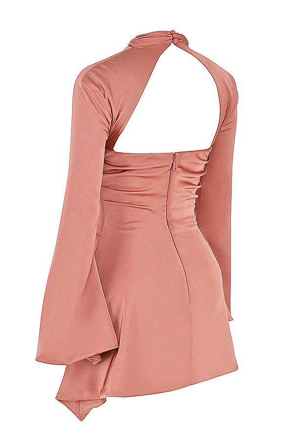 Robe corset drapée