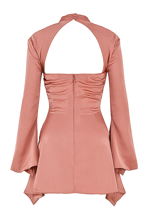 Robe corset drapée